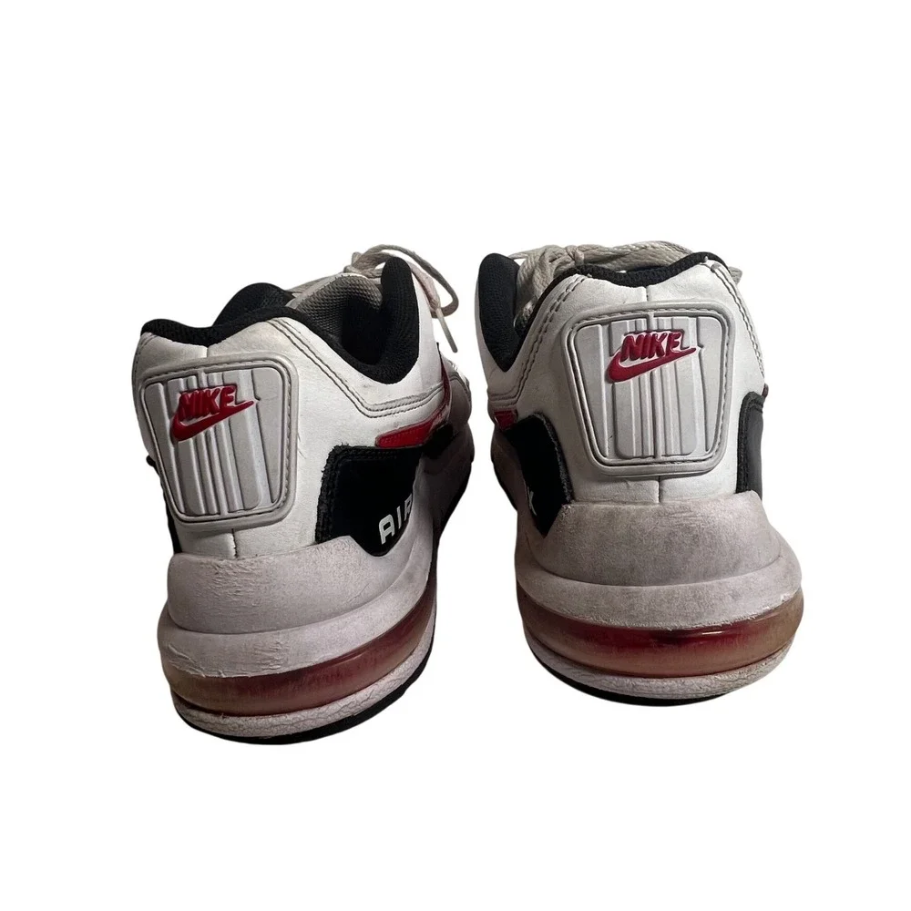 Nike Air Max LTD 3 Mens White‎ Red Black Leather Low Top Sneakers BV1171-100